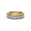 18K Gold Radiant Cut Diamond Eternity Ring