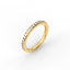 18K Gold Riviera Pavé Diamond Eternity Ring