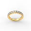 18K Gold Riviera Pavé Diamond Eternity Ring