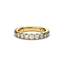 18K Gold Riviera Pavé Diamond Eternity Ring