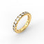 18K Gold Riviera Pavé Diamond Eternity Ring