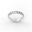 18K Gold Riviera Pavé Diamond Eternity Ring