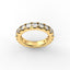 18K Gold Riviera Pavé Diamond Eternity Ring