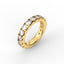 18K Gold Riviera Pavé Diamond Eternity Ring