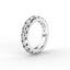 18K Gold Riviera Pavé Diamond Eternity Ring