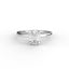 18K Gold Oval Cut Diamond Solitaire Engagement Ring Classic Basket