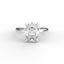 18K Gold Oval Cut Diamond Solitaire Engagement Ring Classic Basket