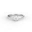 18K Gold Round Cut Diamond Solitaire Engagement Ring Classic Basket