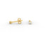 Round Diamond Stud Earrings – Four Prong Setting in 18K Gold
