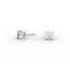 Round Diamond Stud Earrings – Four Prong Setting in 18K Gold