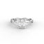 18K Gold Oval Cut Diamond Twist Engagement Ring Classic Basket